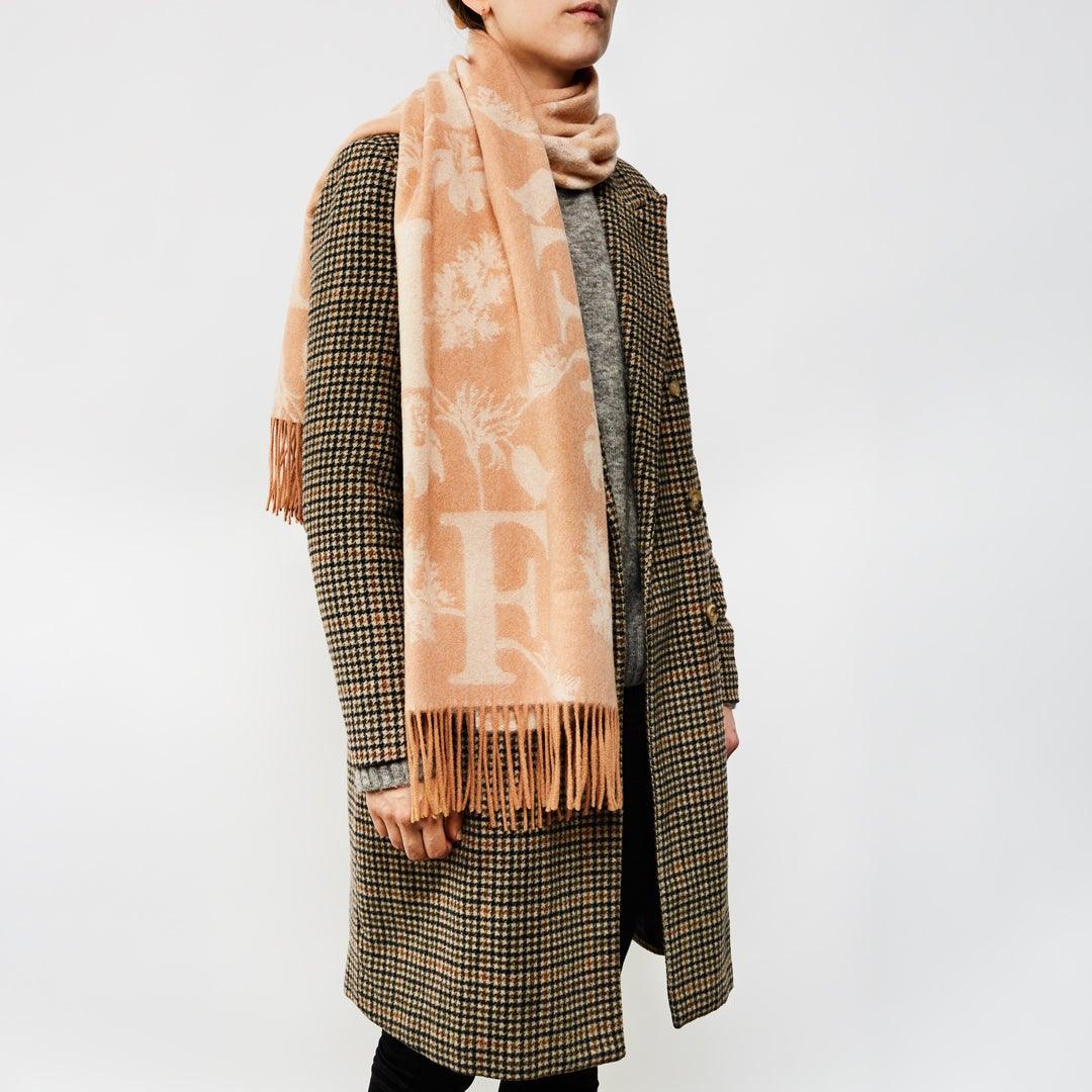Flora Danica Denmark Flora Gram Cashmere blend halstørklæde  Cashmere Brown