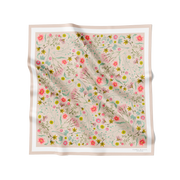 Flora Danica Denmark Beige Garden 90 Silketørklæde Large scarf Beige Garden