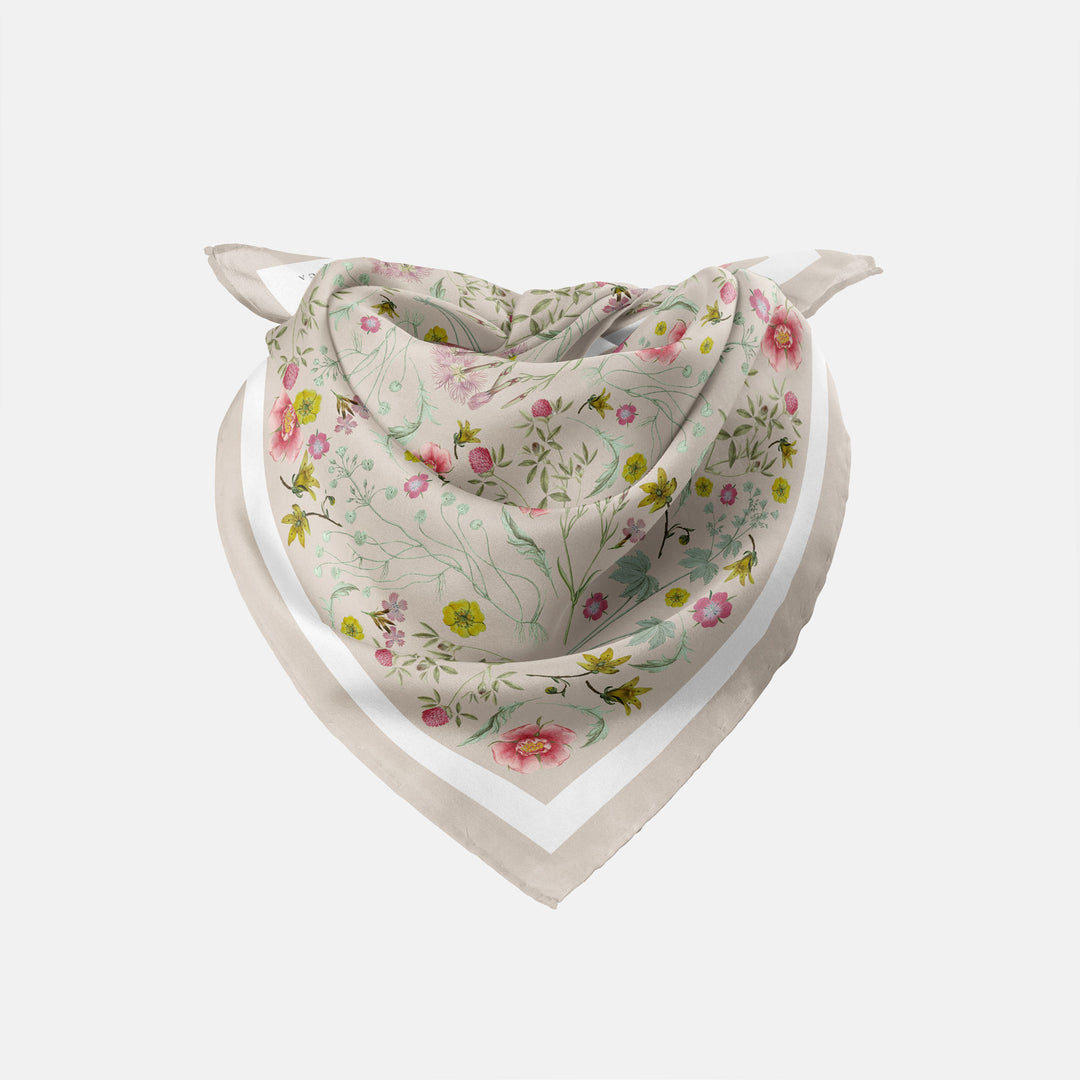 Flora Danica Denmark Beige Garden Scarf Large scarf Beige Garden