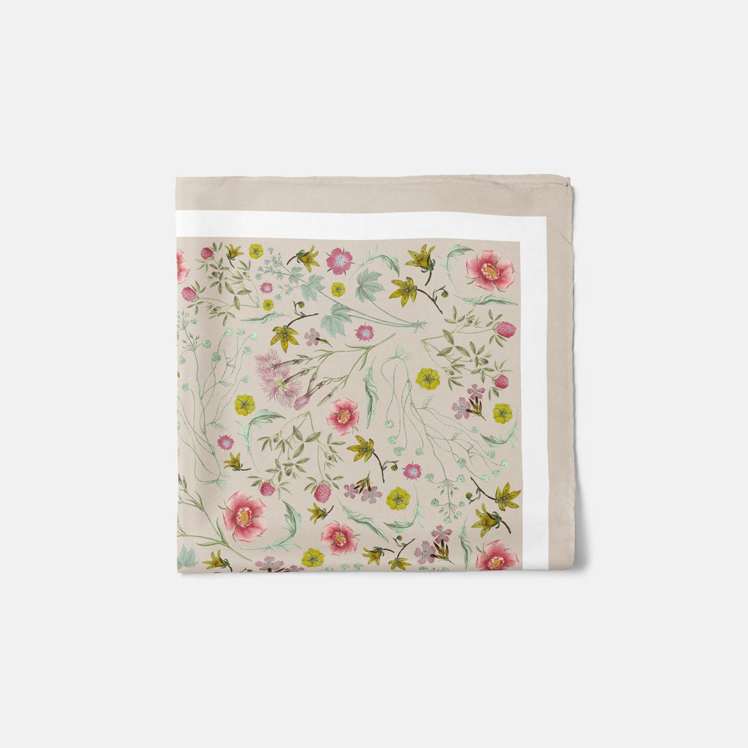 Flora Danica Denmark Beige Garden Scarf Large scarf Beige Garden