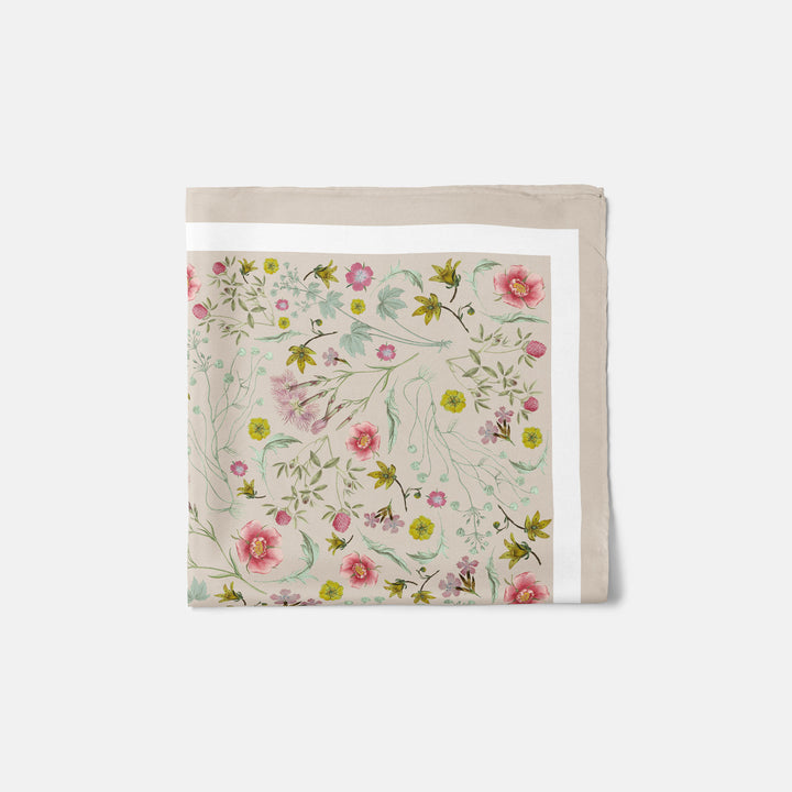 Flora Danica Denmark Beige Garden Scarf Large scarf Beige Garden