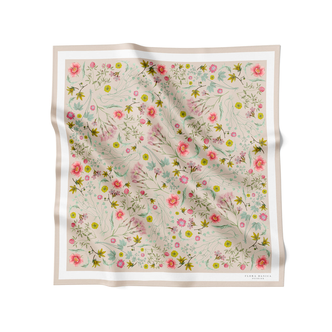 Flora Danica Denmark Beige Garden Scarf Large scarf Beige Garden