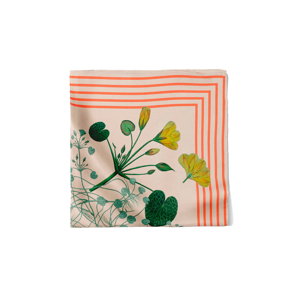 Flora Danica Denmark Candy Striped Blossom 70 silketørklæde Medium Dobbeltsided scarf Candy Striped Blossom