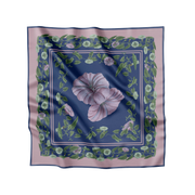 Flora Danica Denmark Voilet Nightshade 70 silketørklæde Medium Dobbeltsided scarf Violet-Nightshade purple